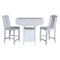 International Concepts Rectangle 20 in W, 38 in L, 36 in H, Wood, White/Chalk Antiqued K128-3638-S452-2 - alternate 5